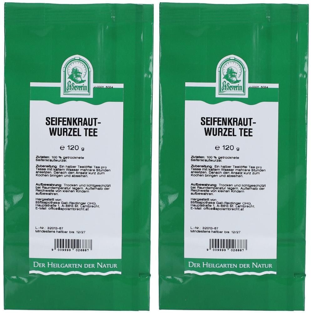 Seifenkrautwurzel Tee 2x 2x120 g