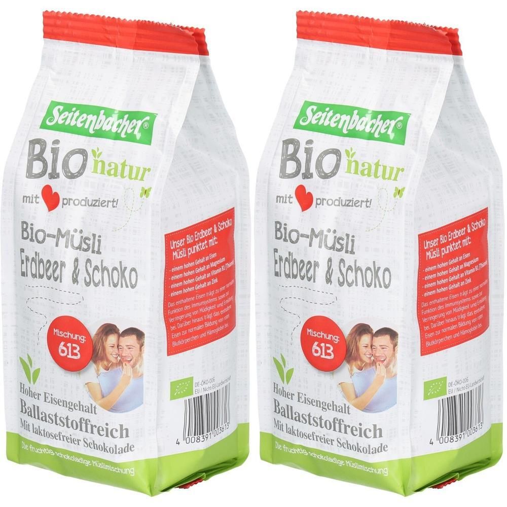 Seitenbacher Sb.-Bio Erdbeer-Schoko Müsli 2x 2x454 g