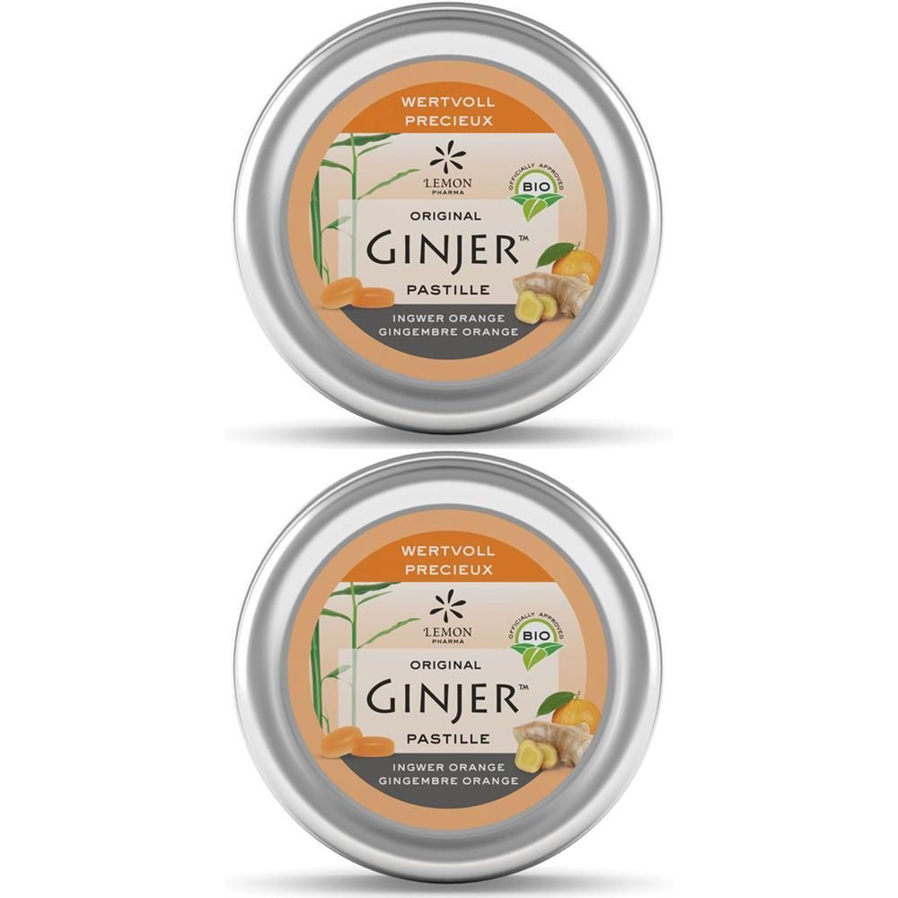Ingwer Ginjer Pastillen Bio 2x 2x40 g