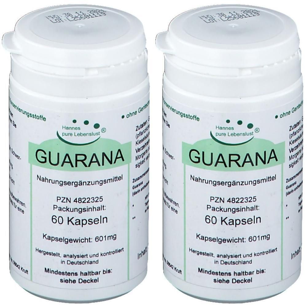 Guarana PUR Kapseln 2x 2x60 St