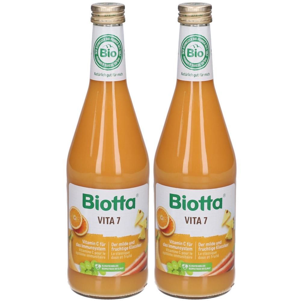 Biotta Vita 7 vegan Bio Saft 2x 2x500 ml