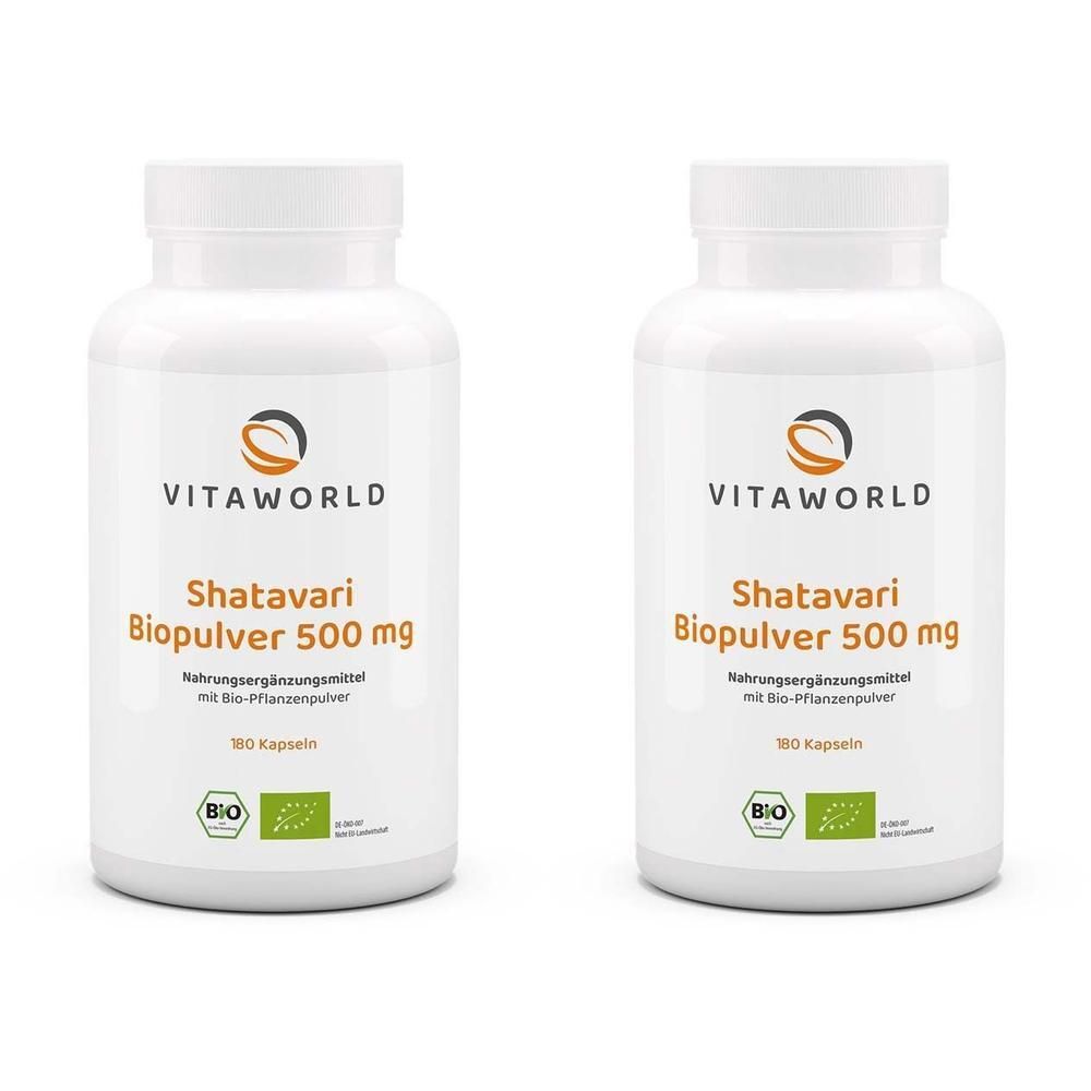 Shatavari 500 mg Bio Kapseln 2x 2x180 St