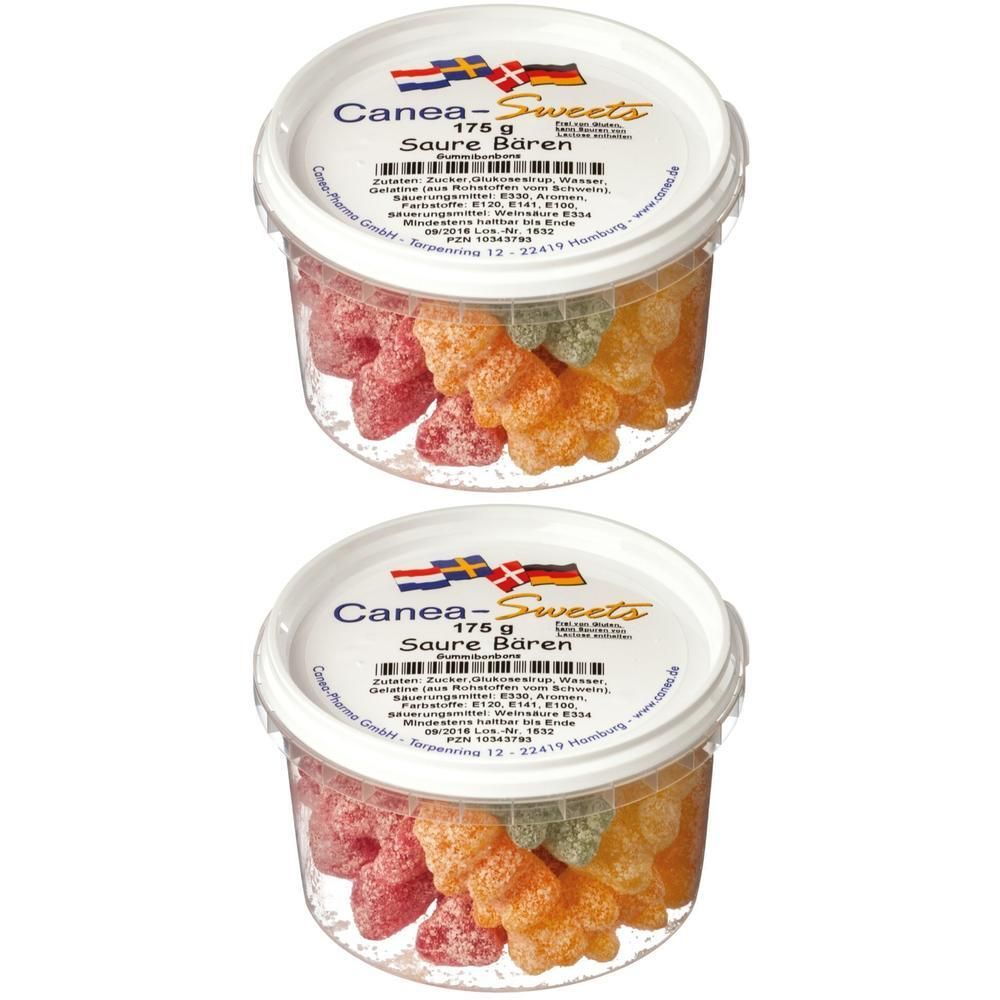 Saure Bären Bonbons 2x 2x175 g