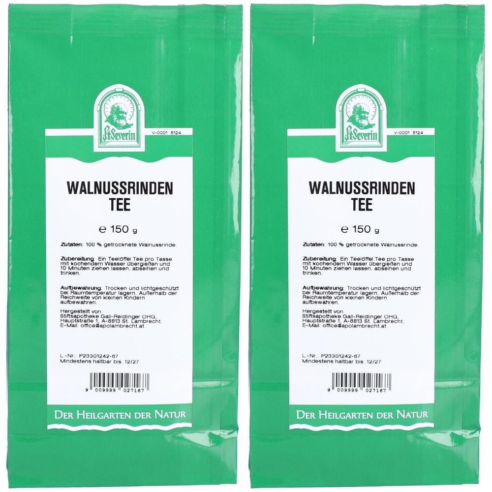 Walnussrinden Tee 2x 2x150 g