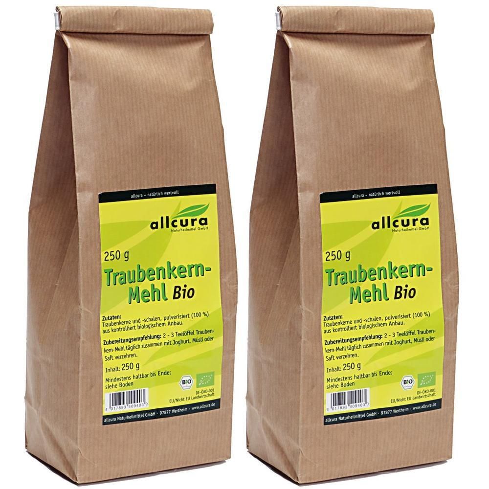 Traubenkern-Mehl Bio 2x 2x250 g Pulver