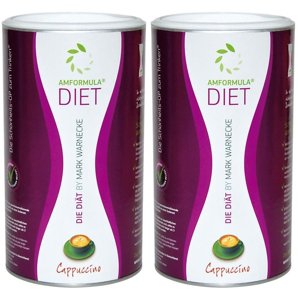 Amformula Diet Cappuccino Pulver 2x 2x490 g