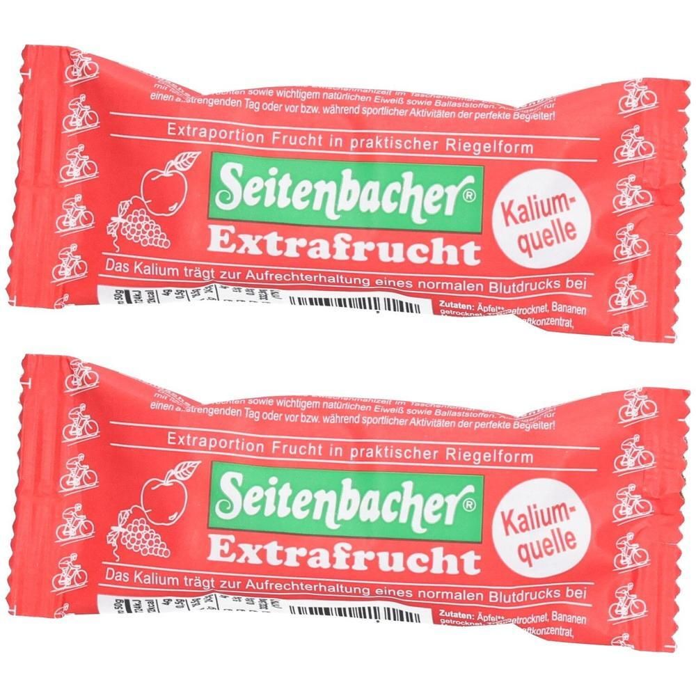 Seitenbacher Extrafrucht-Riegel 2x 2x50 g Riegel