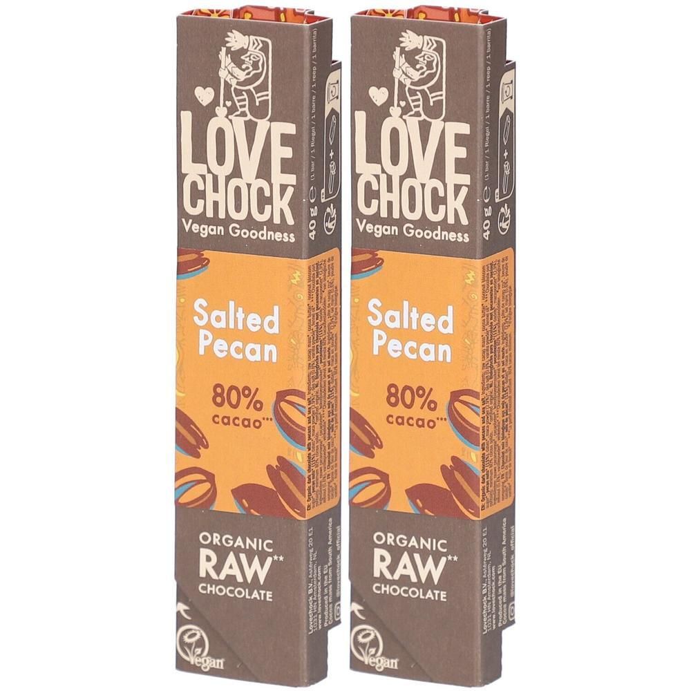 Lovechock Salted Pecan 80% 40g 2x 2x40 g