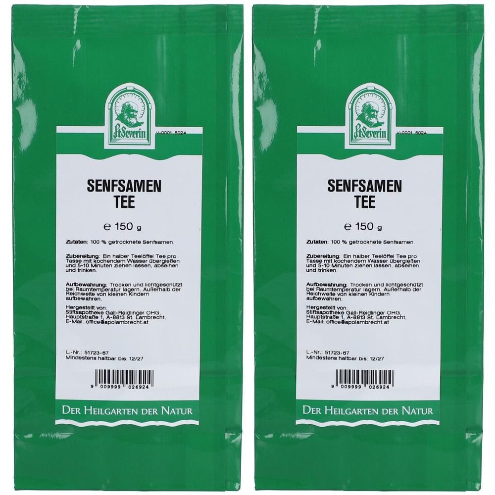 Senfsamentee 2x 2x150 g Tee