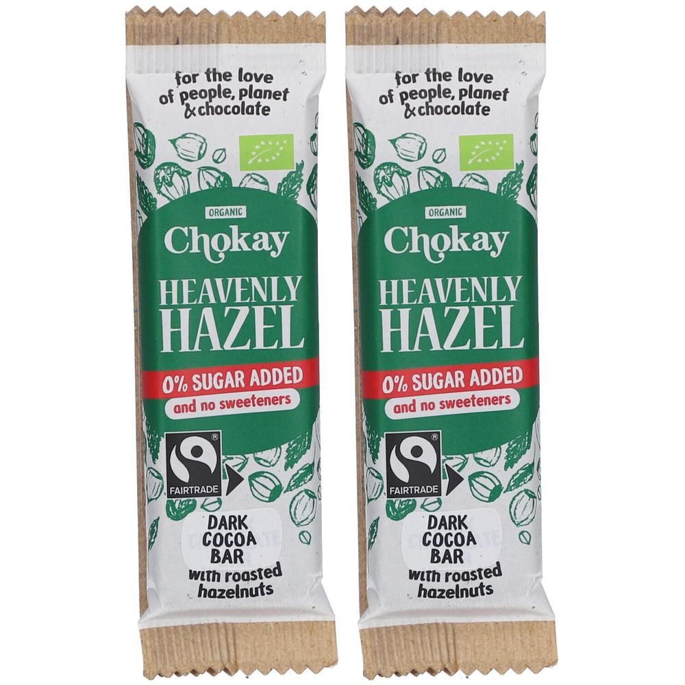 Chokay - Snackbar Heavenly Hazel FairTrade, 30g 2x 2x30 g