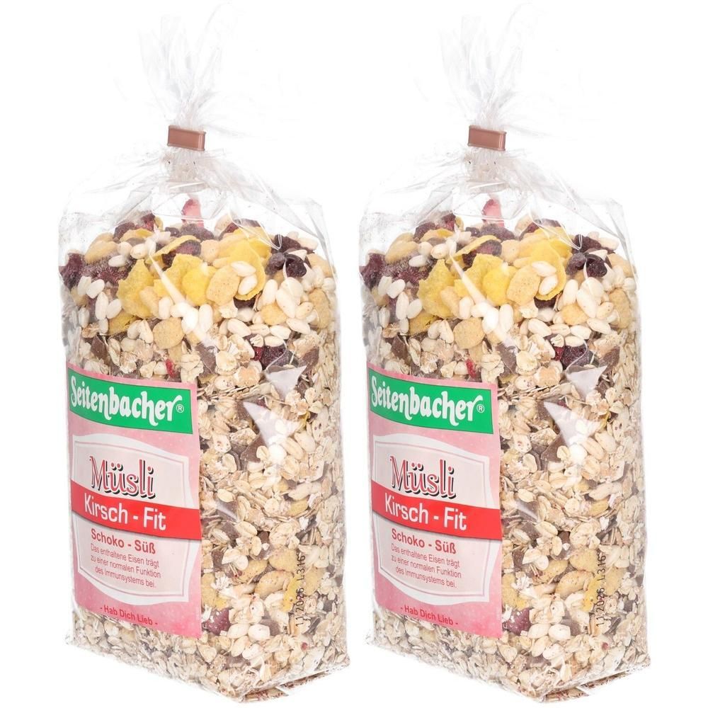Seitenbacher Sb.-Schoko Kirsch Müsli 2x 2x600 g