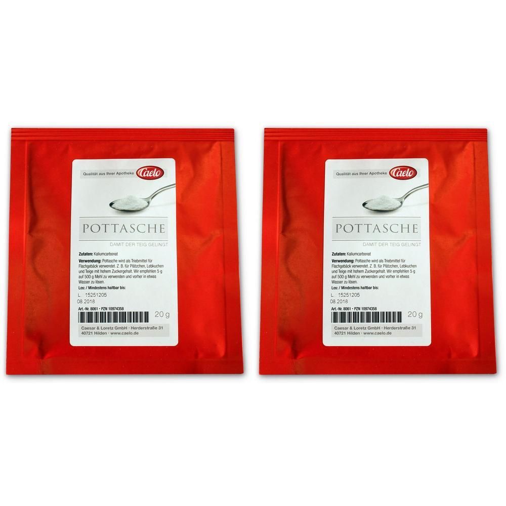 Pottasche Caelo HV-Packung Blechdose 2x 2x20 g Pulver