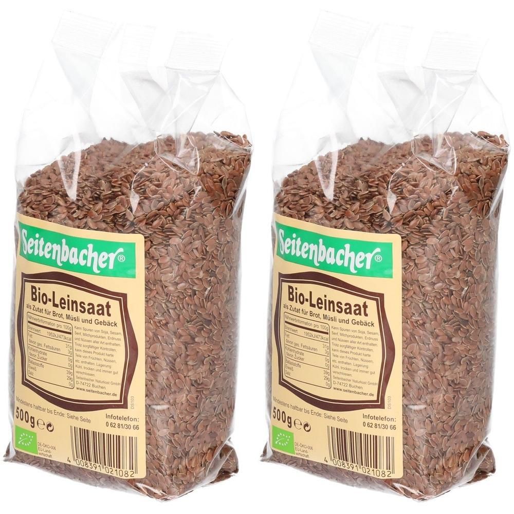 Seitenbacher Bio Leinsaat 2x 2x500 g