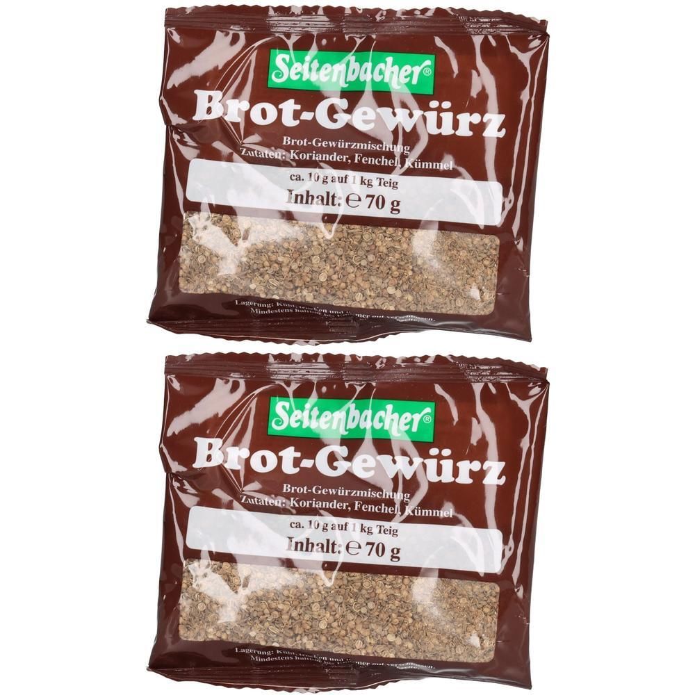 Seitenbacher Brotgewürz, 70g 2x 2x70 g