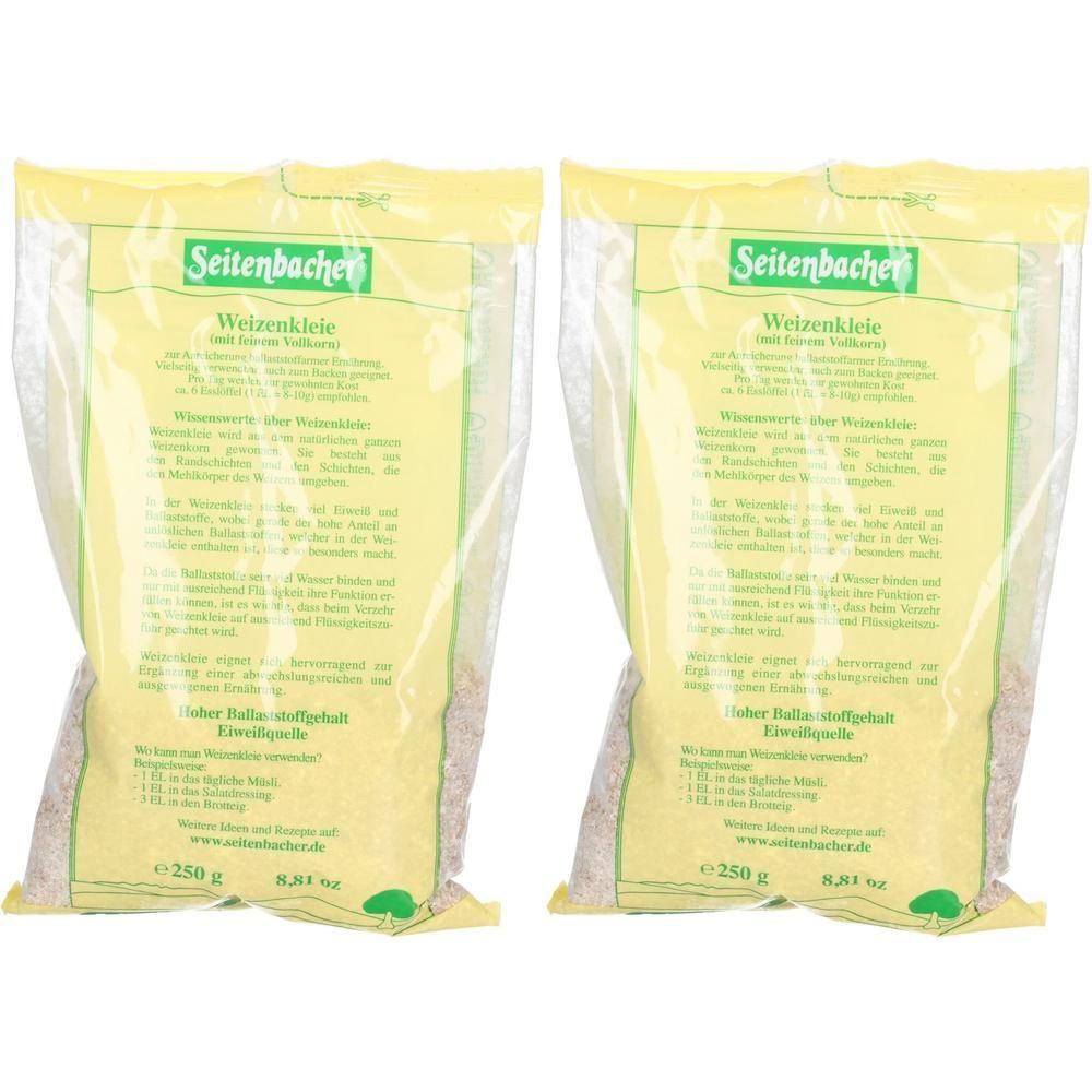 Seitenbacher Weizenkleie 2x 2x250 g