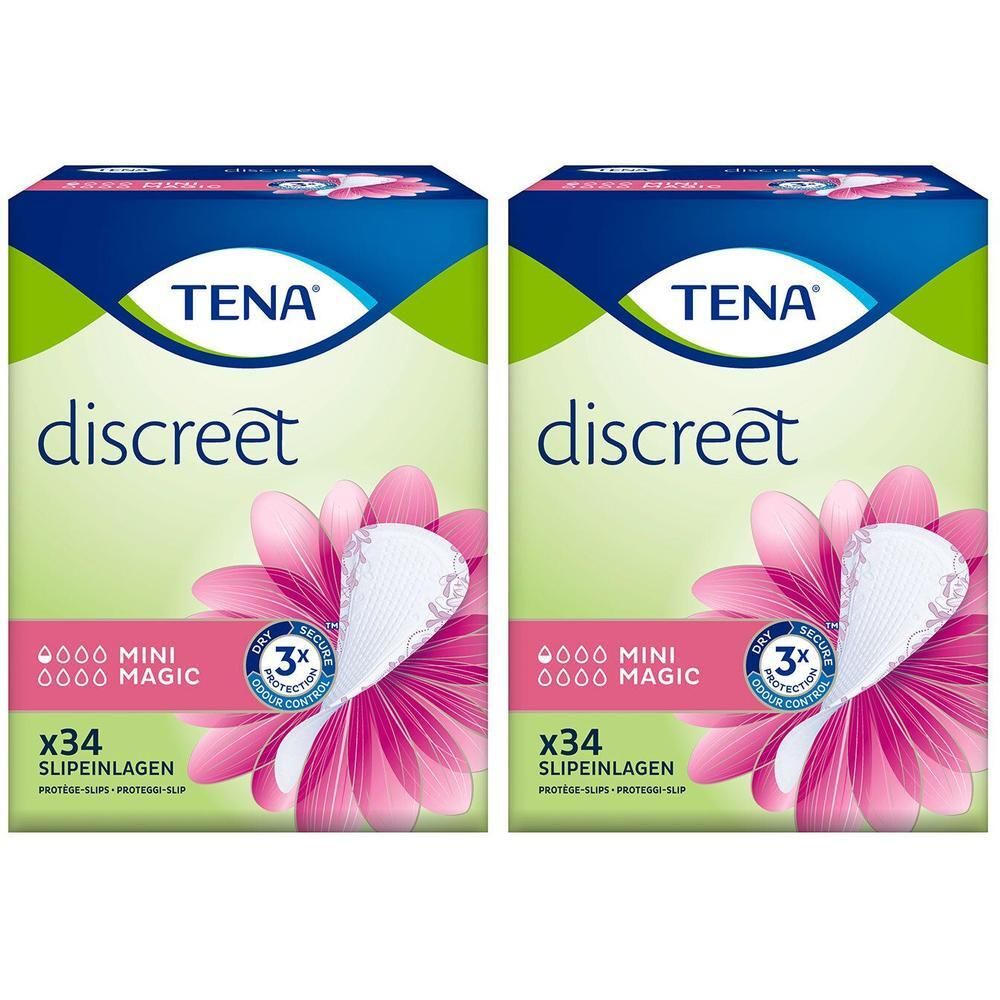 Tena Discreet Inkontinenz Slipeinl.mini magic 2x 2x34 St