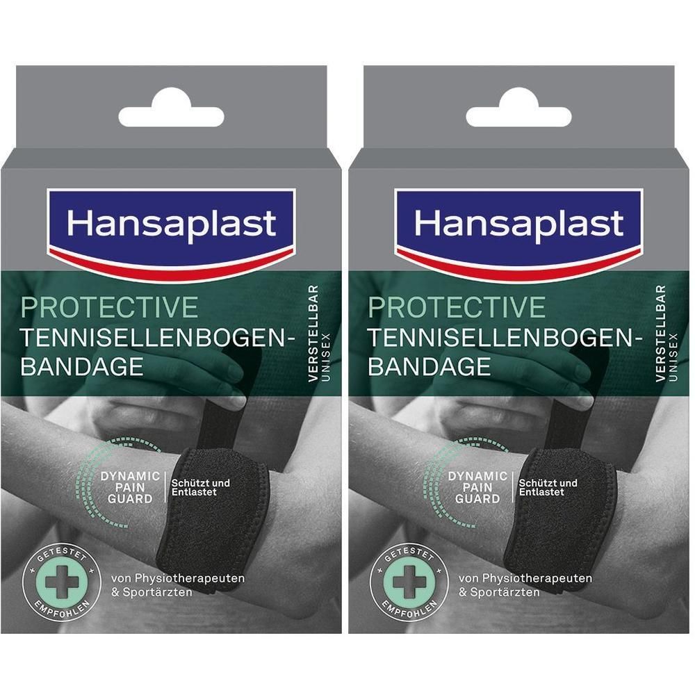 Hansaplast Tennisellenbogen-Bandage verstellbar 2x 2x1 St Bandage(s)