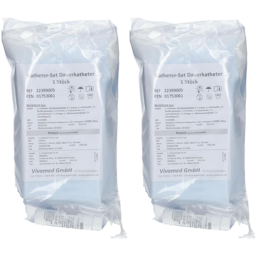 Katheter-Set DK 2x 2x1 St Kombipackung