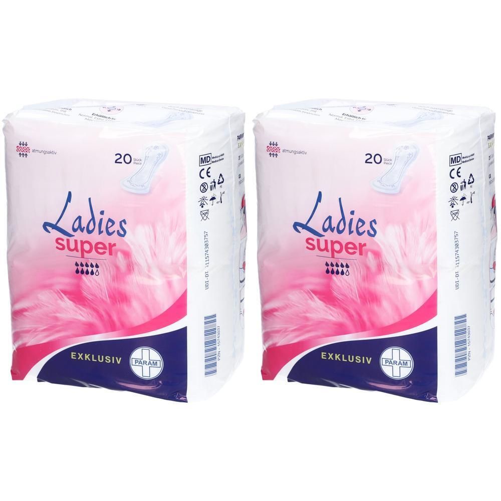 Param Ladies Exklusiv Inkontinenz-Einl.super 2x 2x20 St