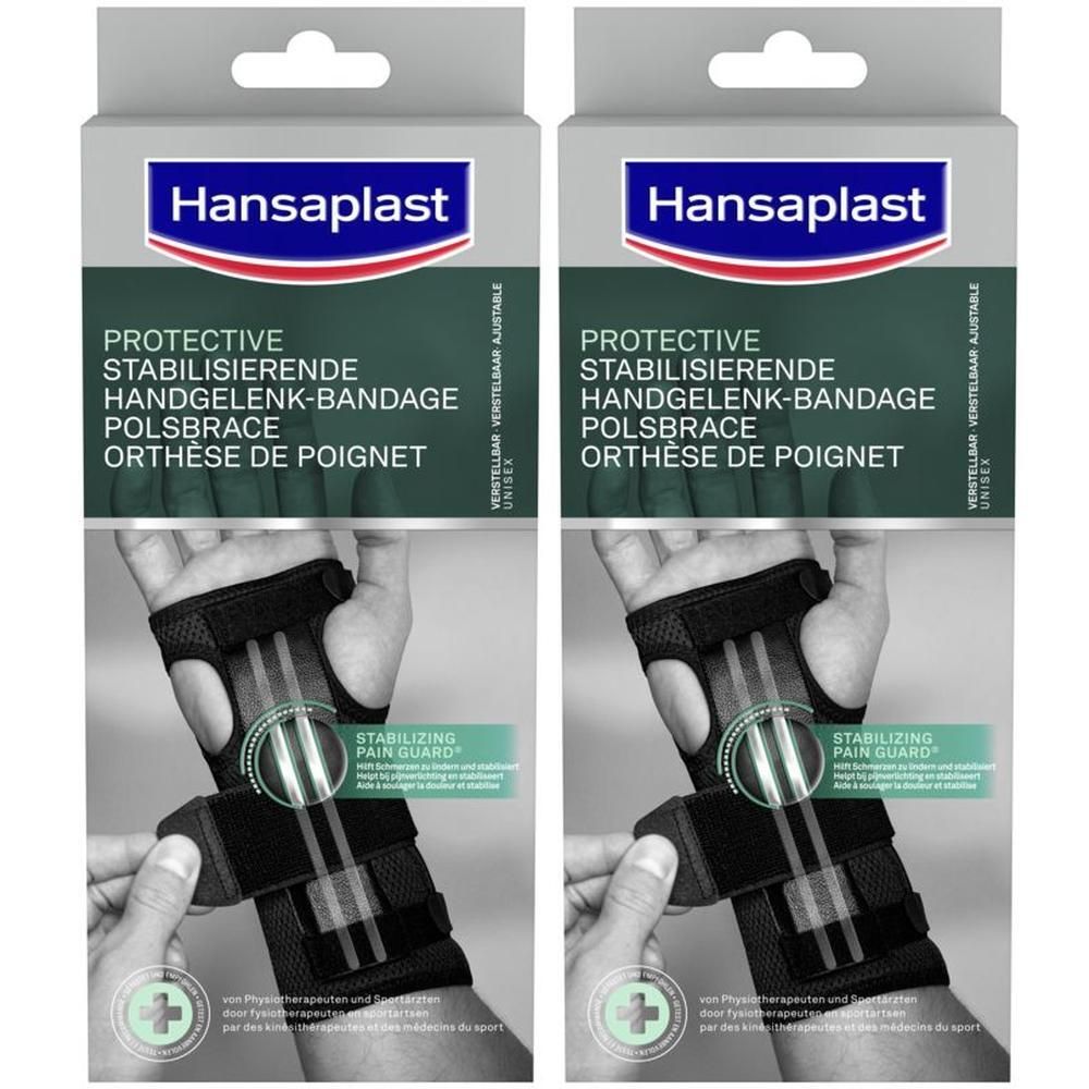 Hansaplast Handgelenk-Bandage stabilisierend 2x 2x1 St Bandage(s)