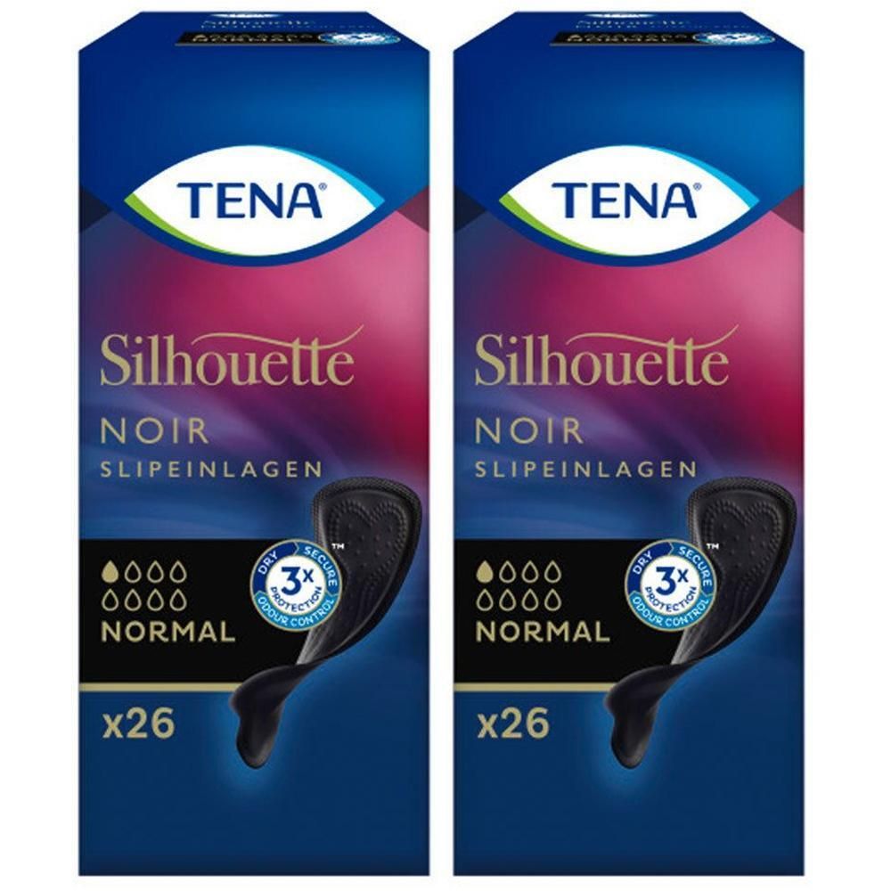 Tena Silhouette Inkontinenz Slipeinlagen norm.noir 2x 2x26 St