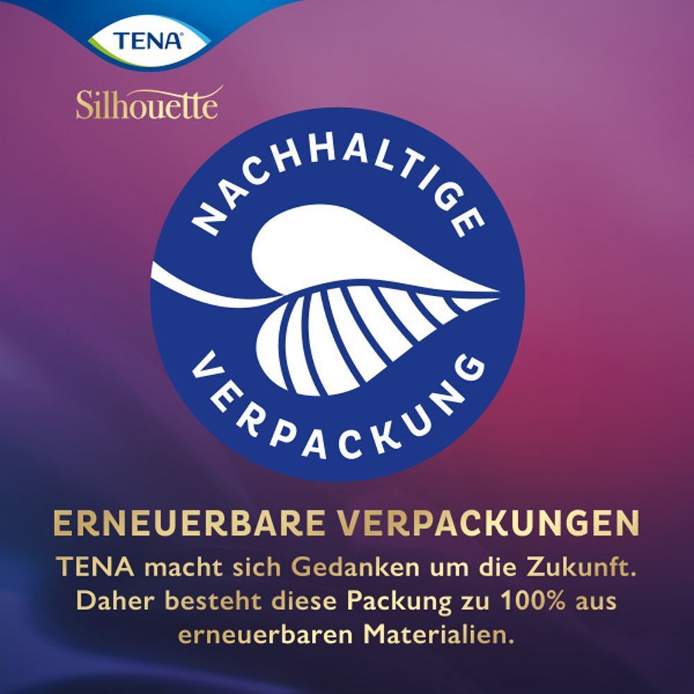 Blaues Logo mit Blatt und Text: NACHHALTIGE VERPACKUNG. Text: Erneuerbare Verpackungen.
