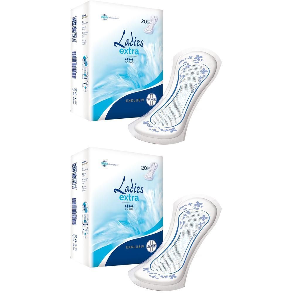 Param Ladies Exklusiv Inkontinenz-Einl.extra 2x 2x20 St
