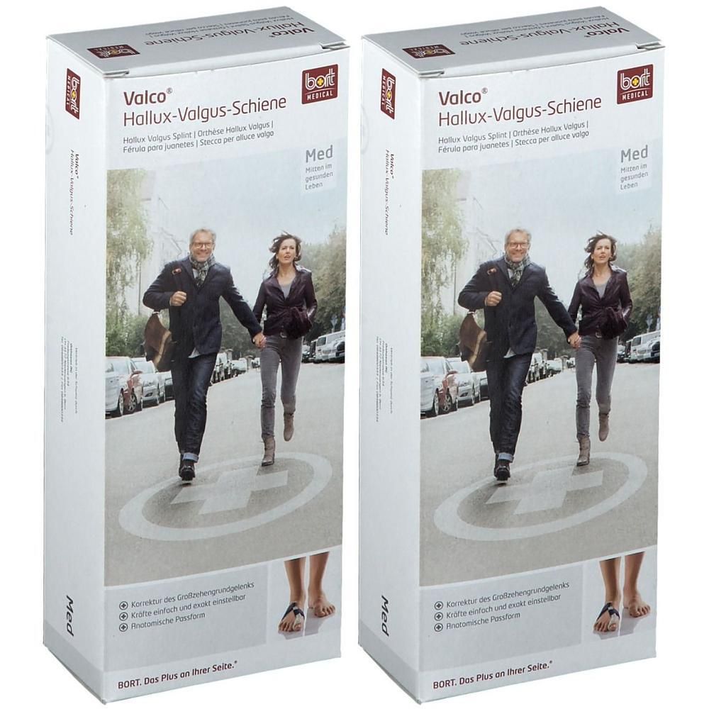 Bort Valco Hallux Valgus Bandage links M 2x 2x1 St Bandage(s)