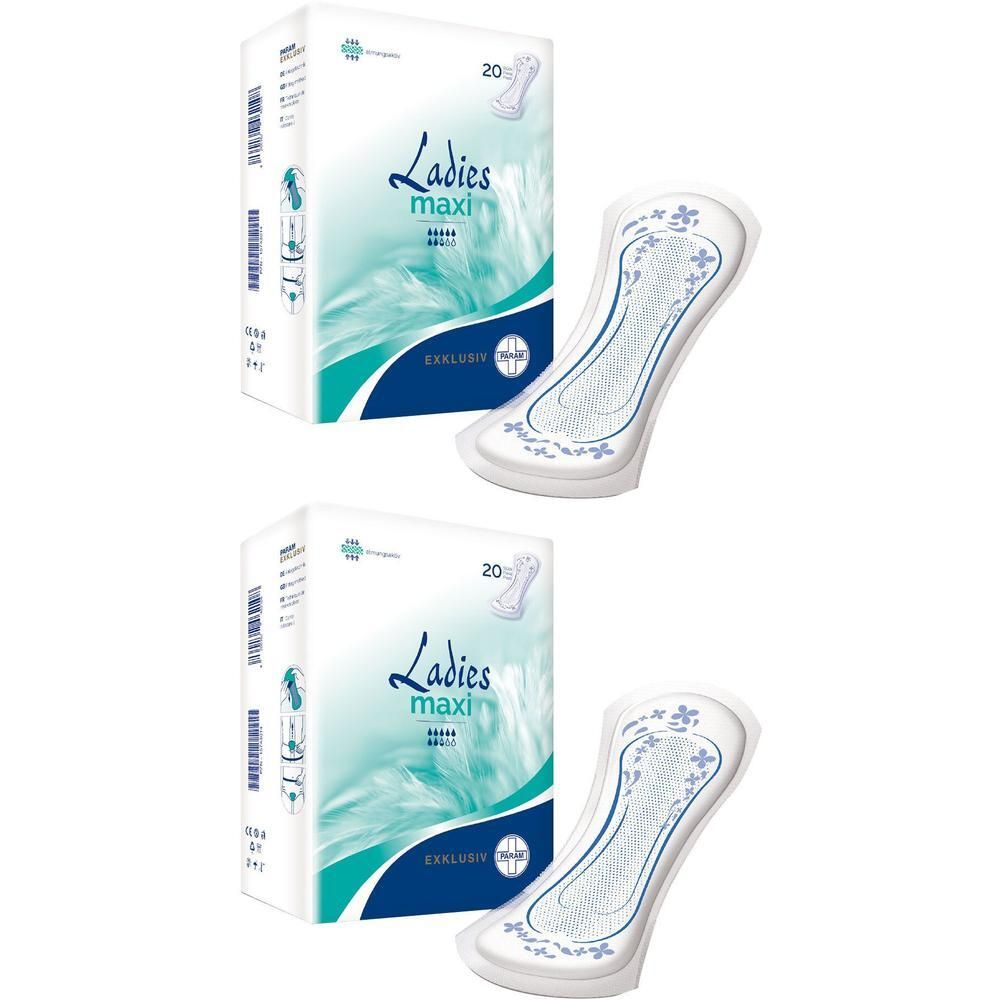 Param Ladies Exklusiv Inkontinenz-Einl.maxi 2x 2x20 St
