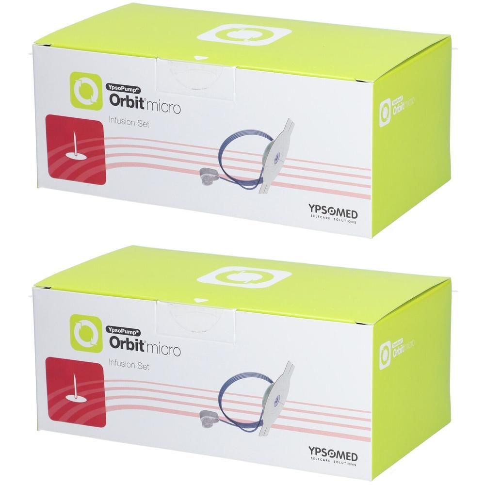 Mylife YpsoPump Orbitmicro 5,5 mm/45 cm Inf.-Set 2x 2x10 St Infusionsset