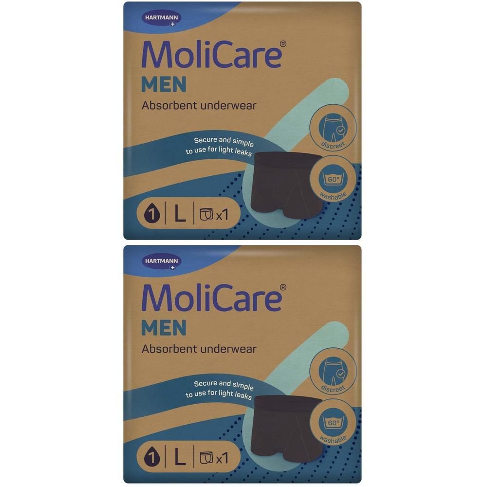 MoliCare MEN absorbent underwear Gr. L 2x 2x1 St