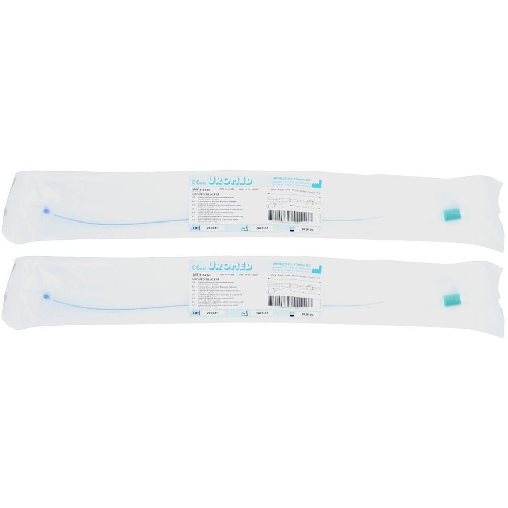 Uromed Silucent Ballonkath.Silik.Nel.Ch 14 1104 2x 2x1 St Katheter