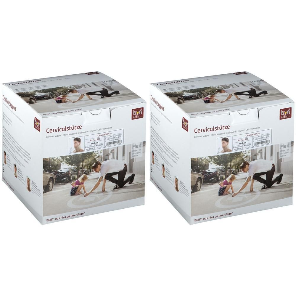 Bort Cervicalst.7,5 cm M haut 2x 2x1 St Bandage(s)