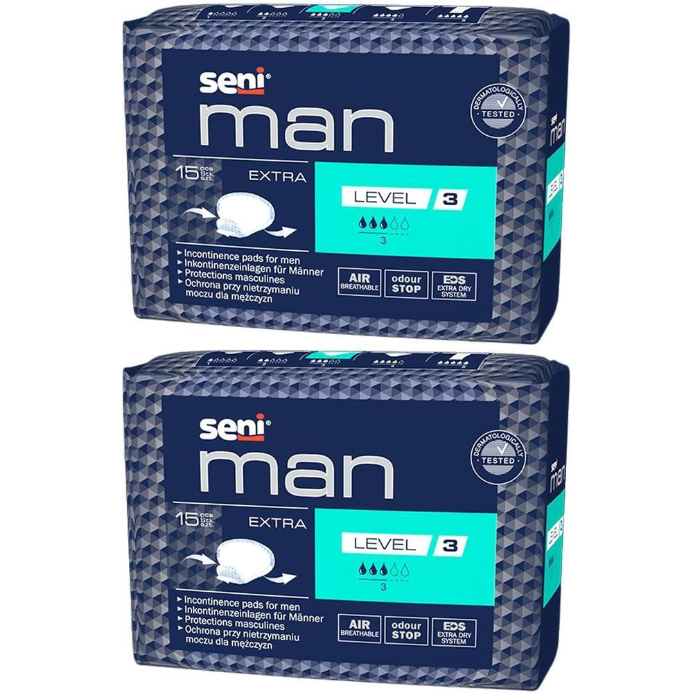 Seni Man Inkontinenzeinlage extra Level 3 2x 2x15 St