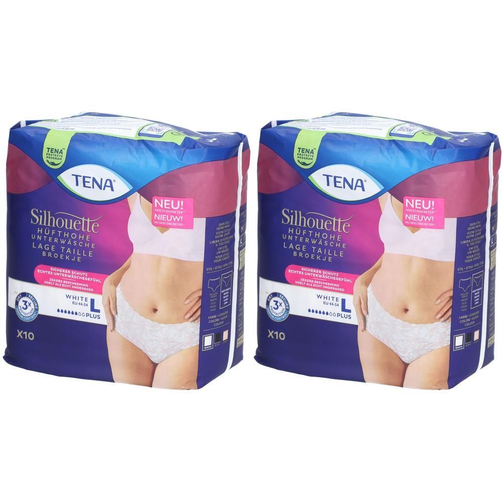 Tena Silhouette plus L white Inkontinenz Pants 2x 2x10 St