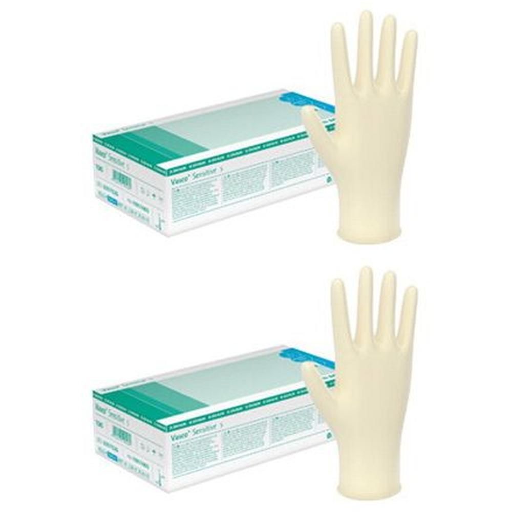 Vasco sensitive Untersuchungshandschuhe Gr.S 2x 2x100 St Handschuhe