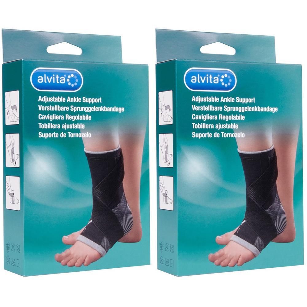 Alvita Sprunggelenkbandage Gr.3 2x 2x1 St Bandage(s)