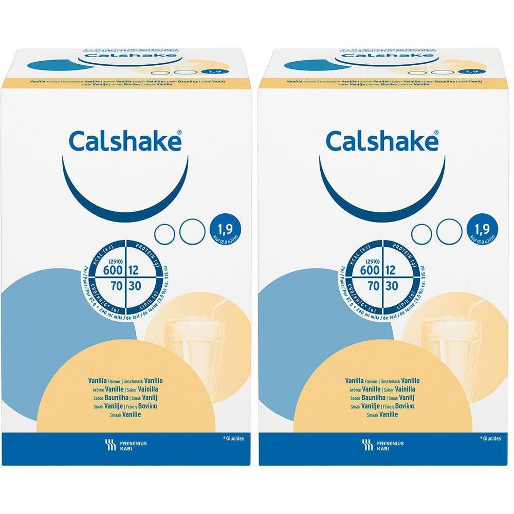 Calshake Vanille Beutel Pulver 2x 2x7x87 g
