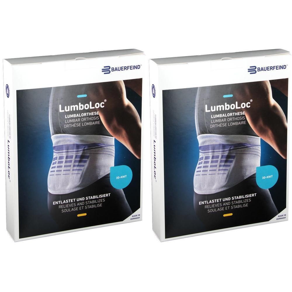 Lumboloc Rückenstützbandage Gr.4 titan 2x 2x1 St Bandage(s)
