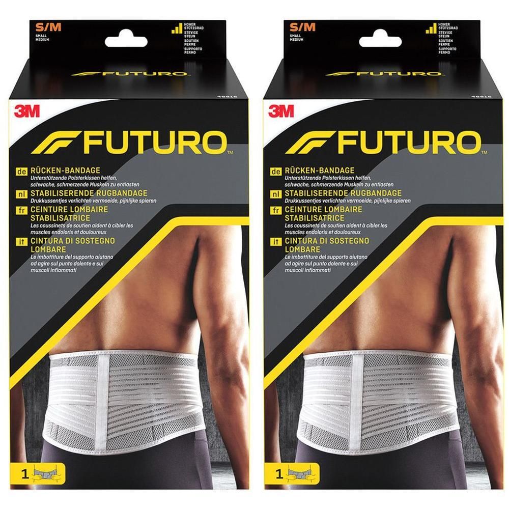 Futuro Rückenbandage S/M 2x 2x1 St Bandage(s)