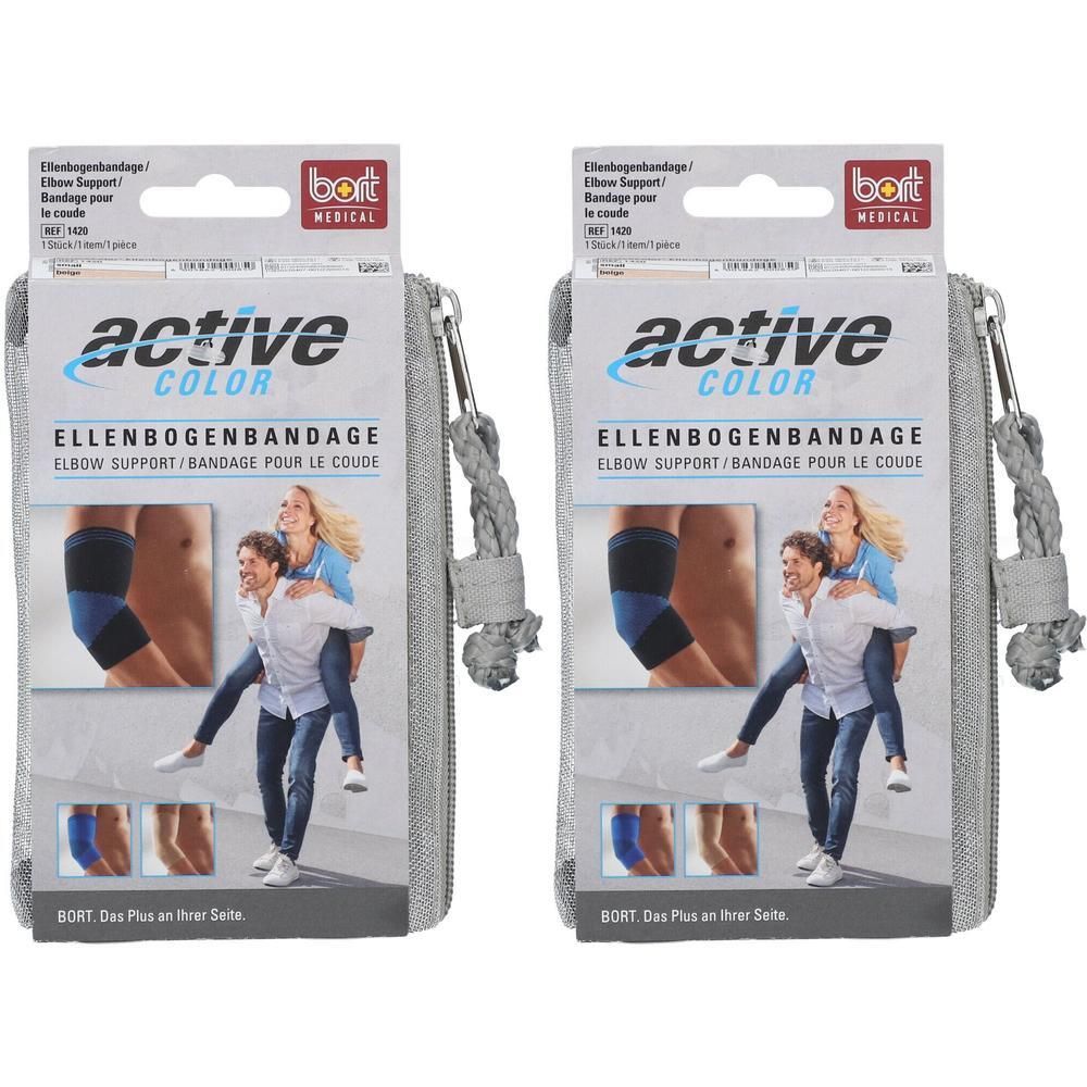 Bort ActiveColor Ellenbogenbandage S haut 2x 2x1 St Bandage(s)