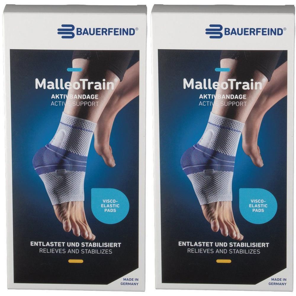 Malleotrain Sprunggelenkb.rechts Gr.4 titan 2x 2x1 St Bandage(s)