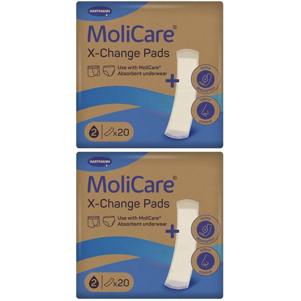 Molicare X-Change Pads Absorbent underwear 2x 2x20 St