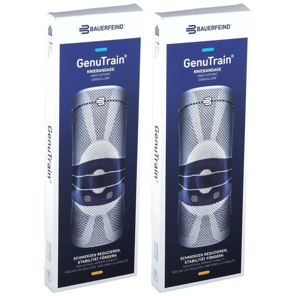 Genutrain Kniebandage Gr.3 titan 2x 2x1 St Bandage(s)