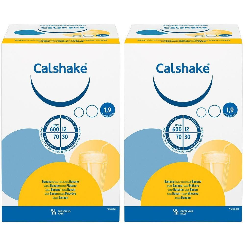 Calshake Banane Beutel Pulver 2x 2x7x87 g