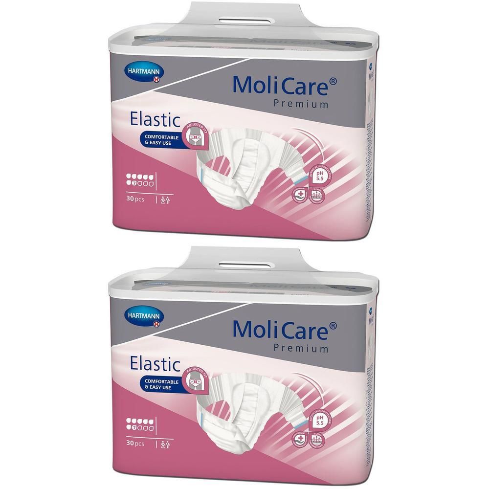 Molicare Premium Elastic Slip 7 Tropfen Gr.S 2x 2x30 St