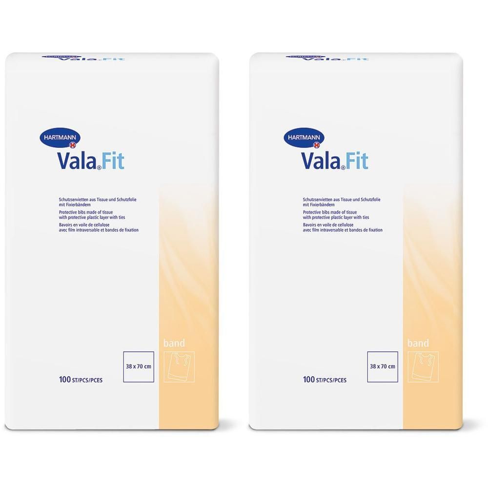 Valafit Band Schutzlätzchen 37x70 cm 2x 2x100 St