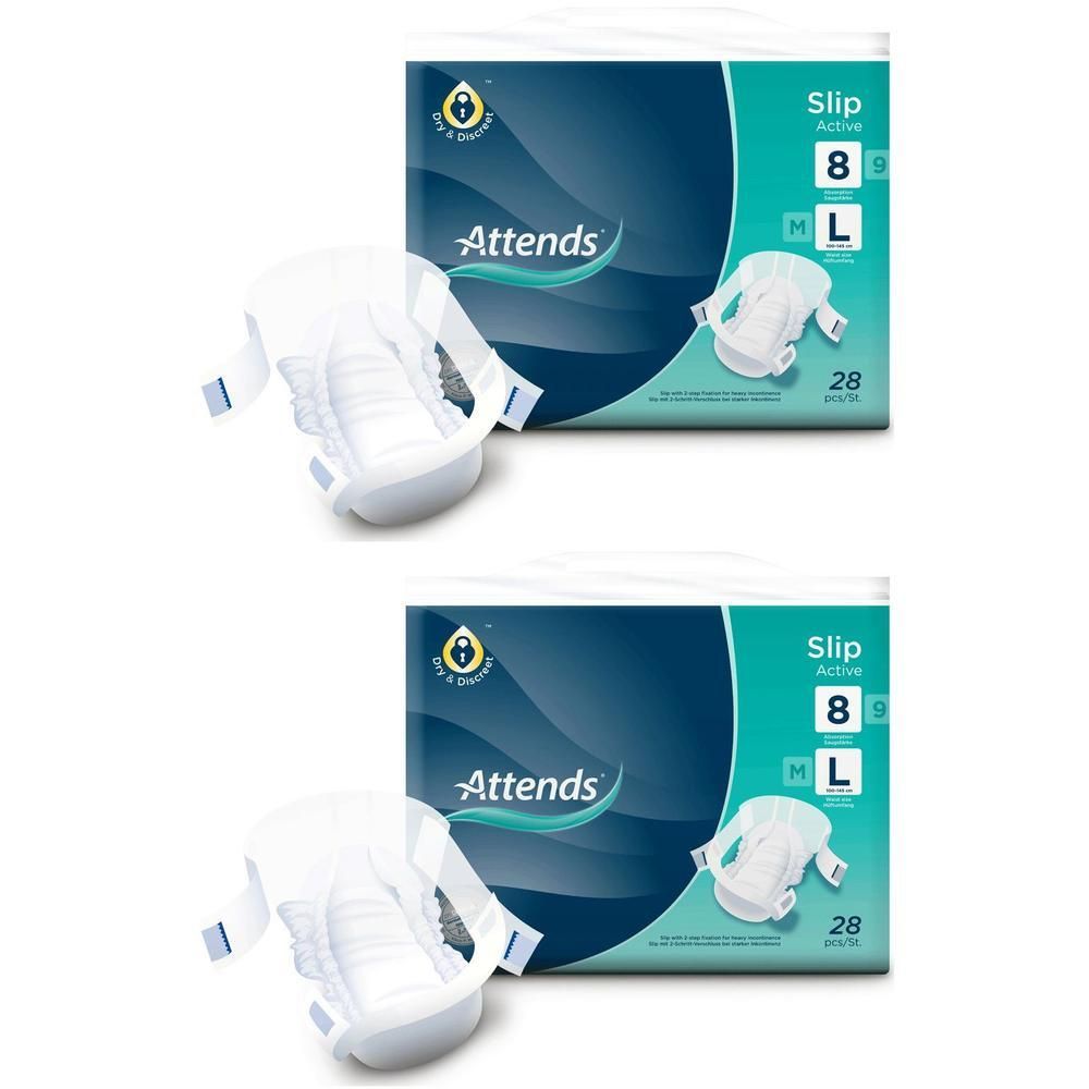 Attends Slip Active 8 L 2x 2x28 St