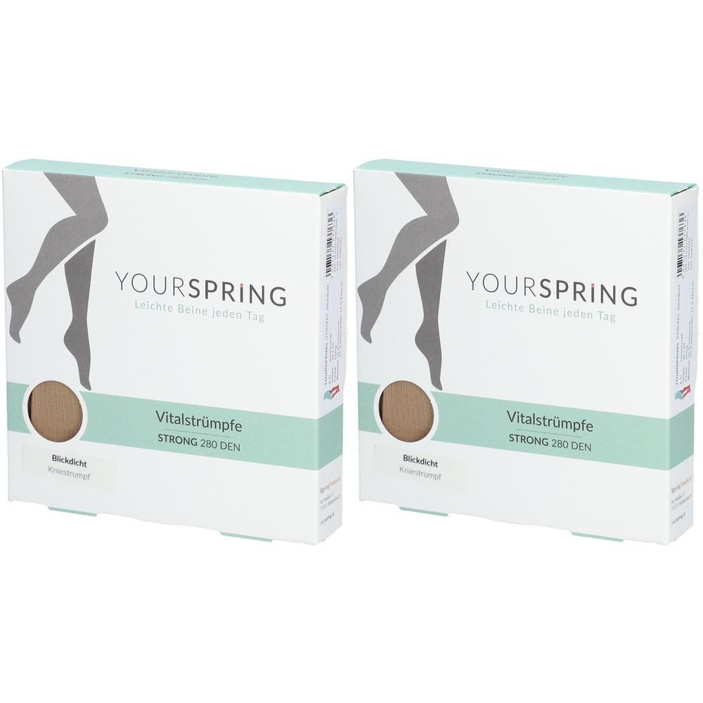 Yourspring strong blickdicht 280den AD 38/39 hon. 2x 2x2 St