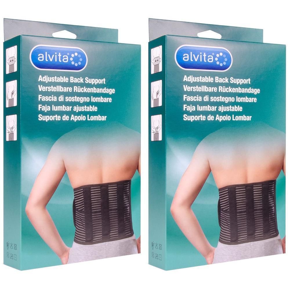 Alvita Rückenbandage Gr.1 2x 2x1 St Bandage(s)